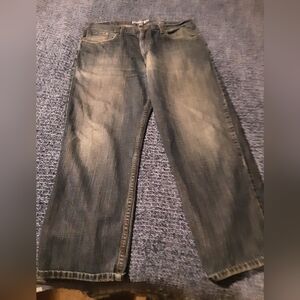 Casual Men's Relaxed Fit Jeans in Faded Black